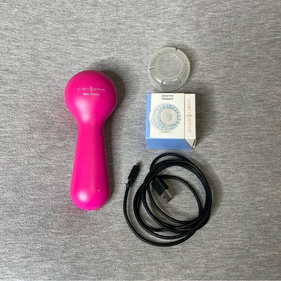 Clarisonic Mia Prima Sonic Facial Cleansing Brush 4 PCS. Set